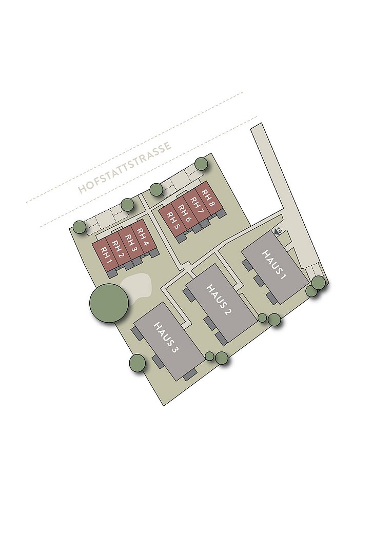Lageplan Aschheim - Hofstattgärten